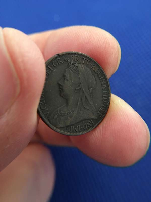 GREAT BRITAIN  - FARTHING - 1901 QUEEN VICTORIA  - GREAT DETAIL