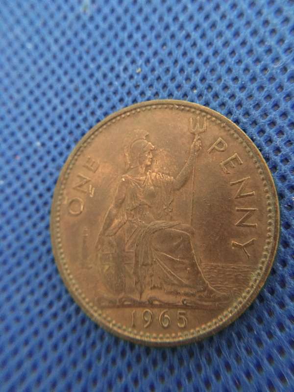 GREAT BRITAIN 1965 1 PENNY LOVELY CONDITION