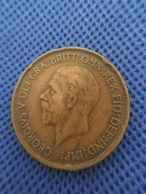 GREAT BRITAIN 1 PENNY  COIN 1934