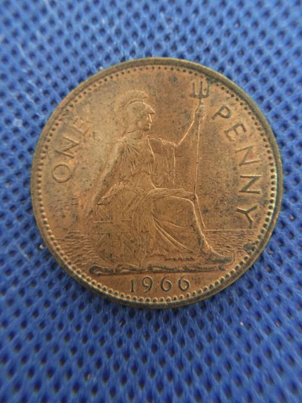 GREAT BRITAIN 1 PENNY 1966 PENNY