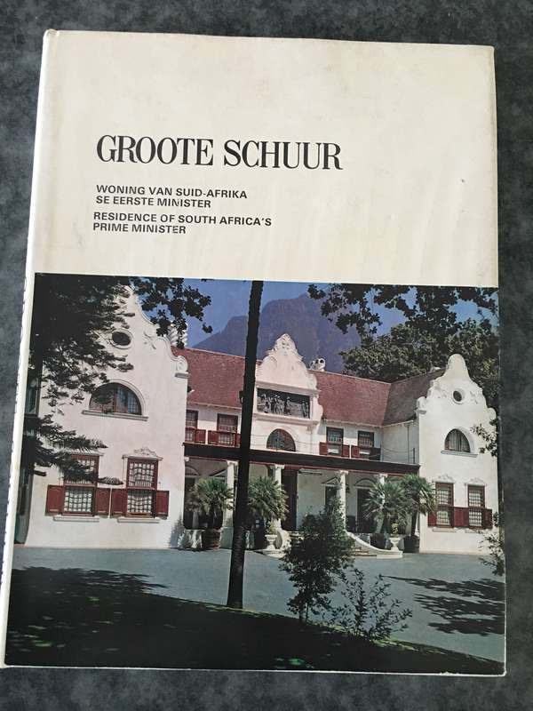 LOVELY LARGE BOOK - GROOTE SCHUUR - SIGNED BY PRIME MINISTER - VORSTER AND MRS TINI  VORSTER