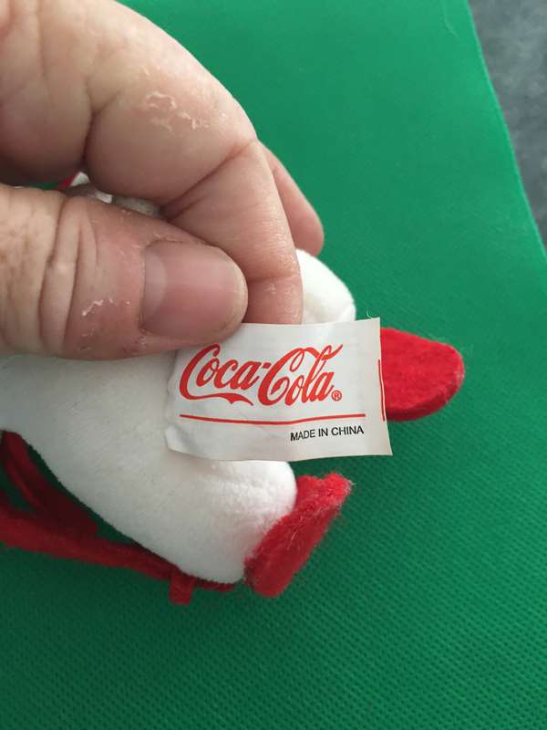 VINTAGE  COCA-COLA POLAR BEAR PLUSH TOY
