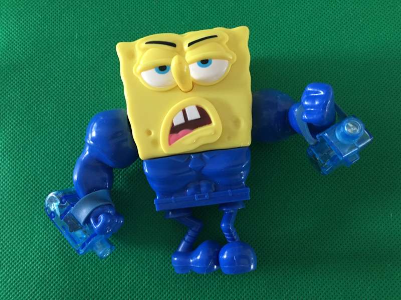 SPONGE BOB SQUARE PANTS - ACTION FIGURE FROM THE SPONG BOB MOVIE - SPONGE  OUT OF WATER