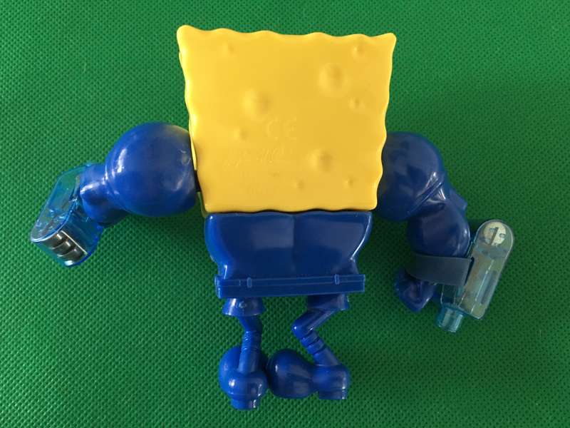 SPONGE BOB SQUARE PANTS - ACTION FIGURE FROM THE SPONG BOB MOVIE - SPONGE  OUT OF WATER