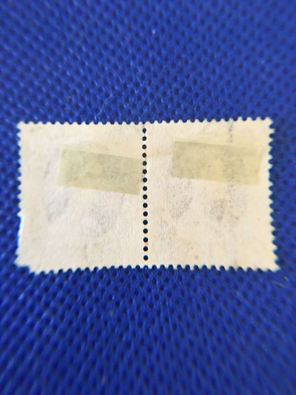 GREAT BRITAIN USED PAIR 1955