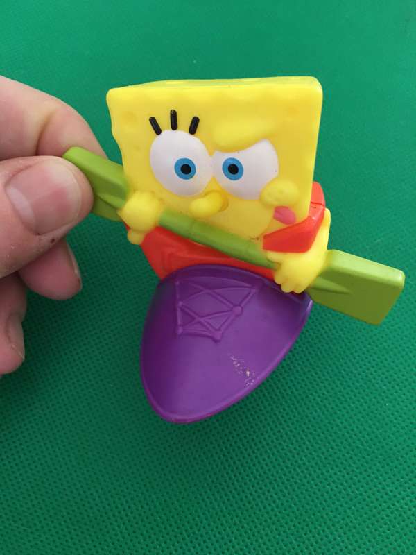 MACDONALDS SPONGE BOB SQUARE PANTS 2012 IN PURPLE CANOE
