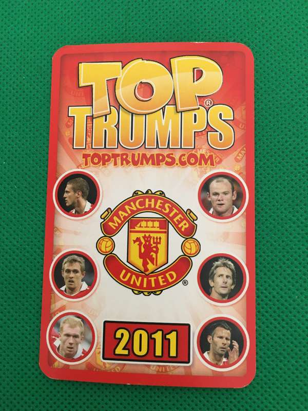 TOP TRUMPS - MANCHESTER UNITED - 2011 - NO. 1 - EDWIN VAN DER SAR