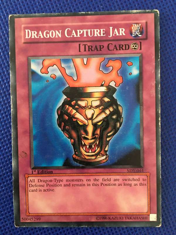 YU-GI-OH TRADING CARD - DRAGON CAPTURE JAR