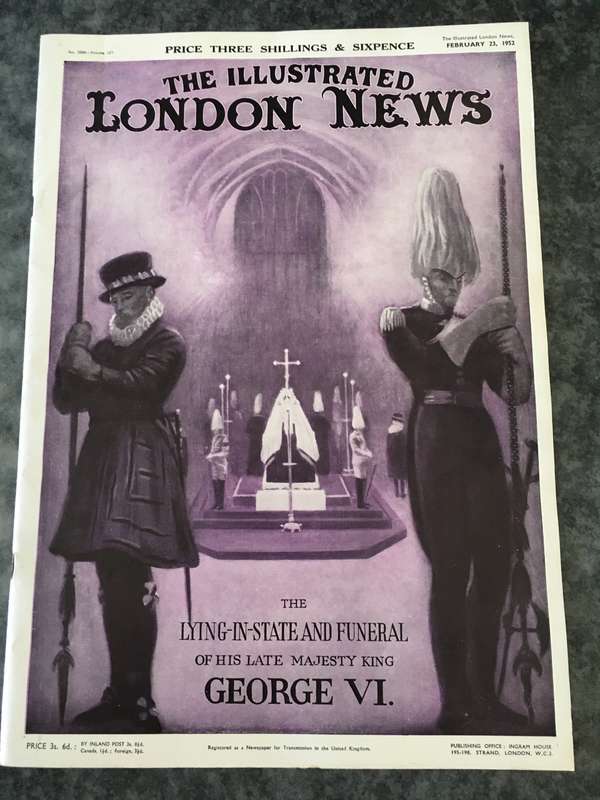 VINTAGE - THE ILLUSTRATED LONDON NEWS GEORGE VI - 1952