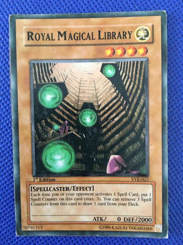 YU-GI-OH TRADING CARD - ROYAL MAGICAL LIBRARY