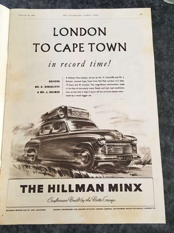 VINTAGE - THE ILLUSTRATED LONDON NEWS GEORGE VI - 1952
