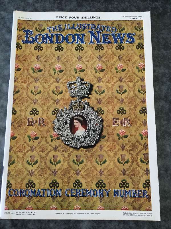 VINTAGE THE ILLUSTRATED LONDON NEWS - 1953 - CORONATION CEREMONY NUMBER