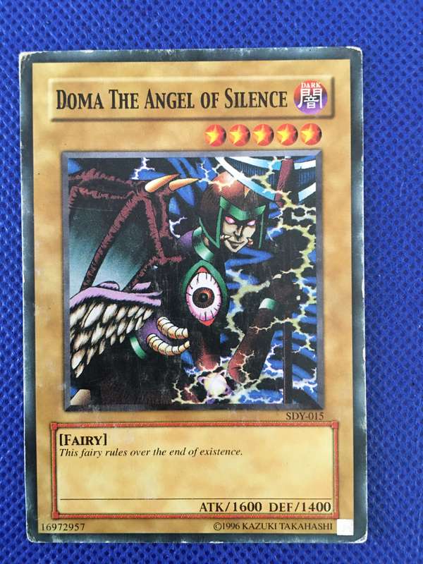 YU-GI-OH TRADING CARD  - DOMA  THE ANGEL OF SILENCE