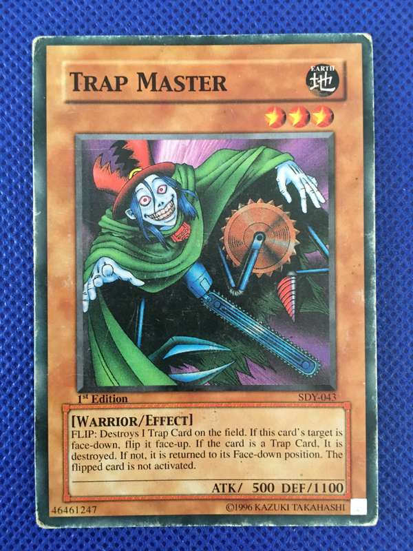 YU-GI-OH TRADING CARD - TRAP MASTER