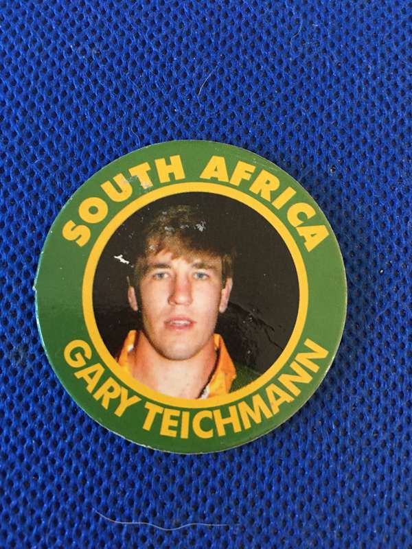 ARLENCO - TAZOS OR SLAMMERS - SOUTH AFRICA - RUGBY - NO. S 161 - GARY TEICHMANN