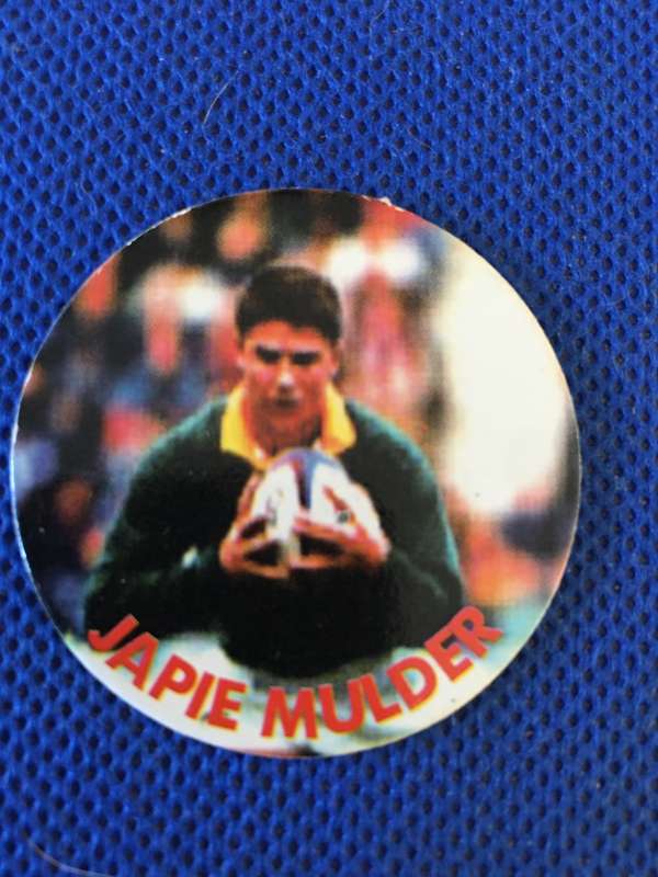 ARLENCO - TAZOS OR SLAMMERS - SOUTH AFRICA - RUGBY - NO. S176 - JAPIE MULDER