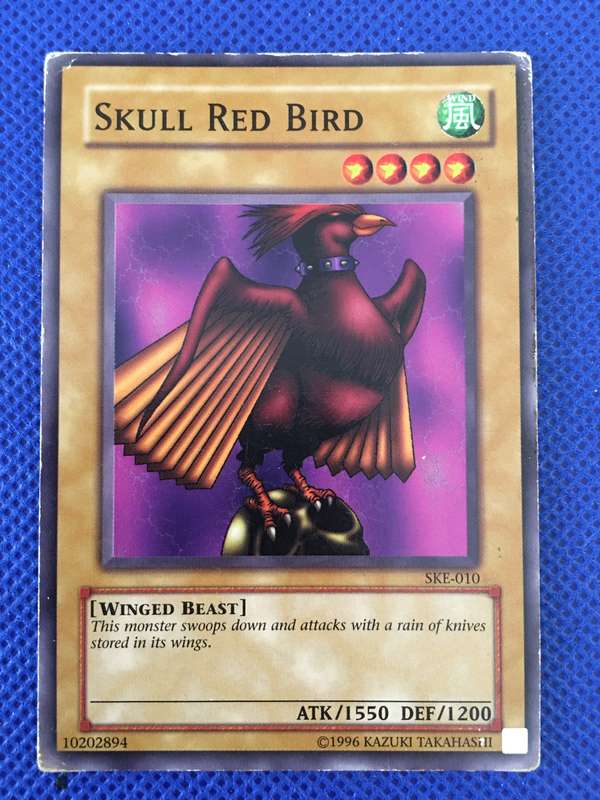 YU-GI-OH TRADING CARD - SKULL RED BIRD