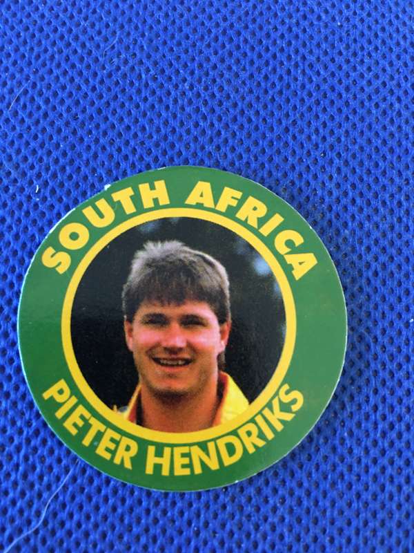 ARLENCO - TAZOS OR SLAMMERS - SOUTH AFRICA - RUGBY - NO. S 159 - PIETER HENDRIKS
