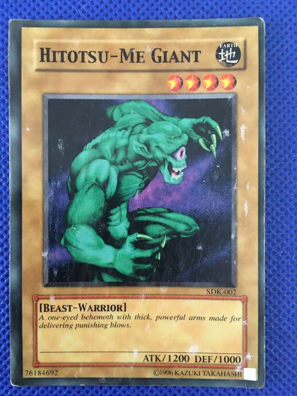 YU-GI-OH TRADING CARD - HITOTSU-ME GIANT