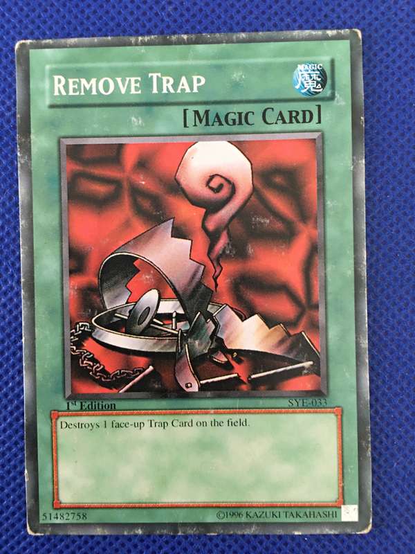 YU-GI-OH TRADING CARD - REMOVE TRAP