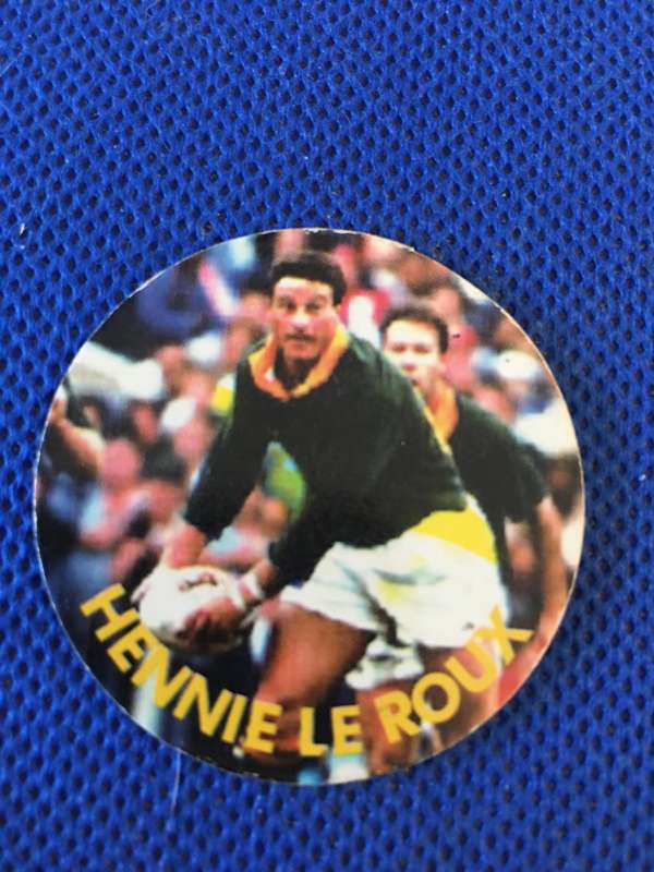 ARLENCO - TAZOS OR SLAMMERS - SOUTH AFRICA - RUGBY - NO. S177 - HENNIE LE ROUX