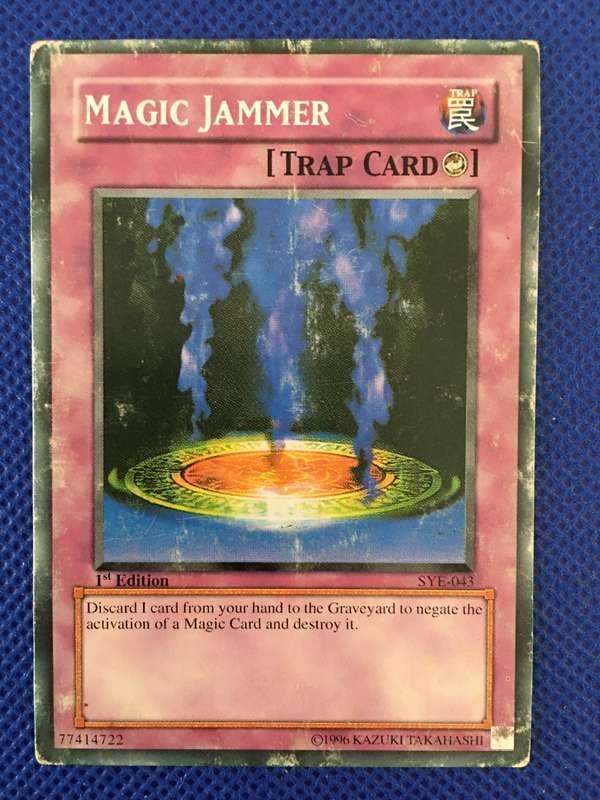 YU-GI-OH TRADING CARD - MAGIC JAMMER