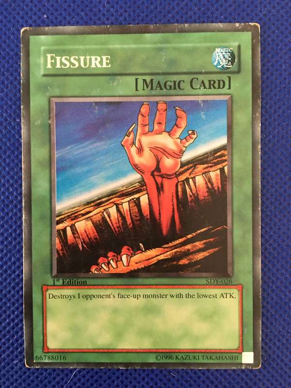 YU-GI-OH TRADING CARD - FISSURE