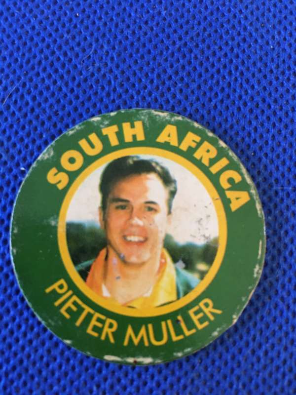 ARLENCO - TAZOS OR SLAMMERS - SOUTH AFRICA - RUGBY - NO. A123 - PIETER MULLER