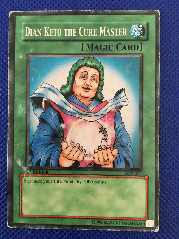 YU-GI-OH TRADING CARD -  DIAN KETO THE CURE MASTER