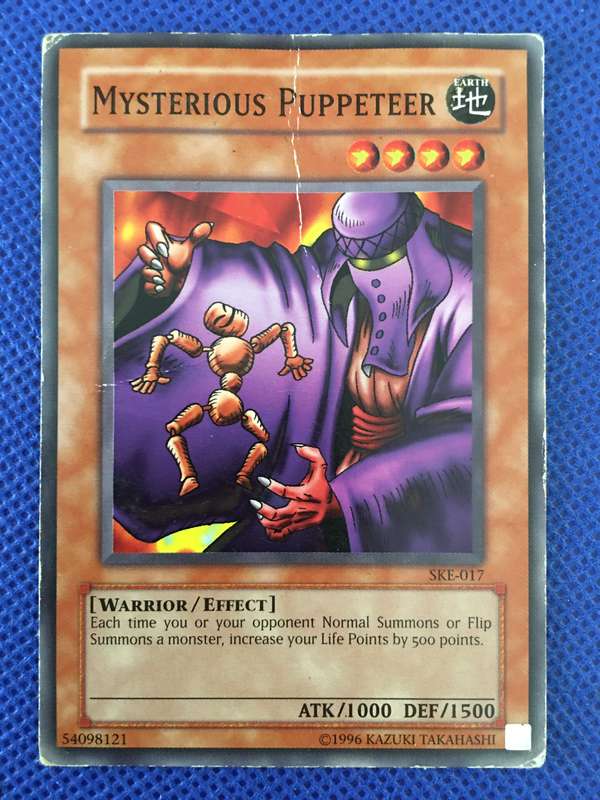 YU-GI-OH TRADING CARD - MYSTERIOUS PUPPETEER