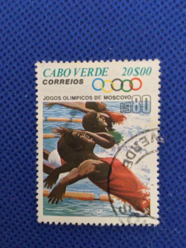 CAPE VERDE USED OLYMPIC STAMPS