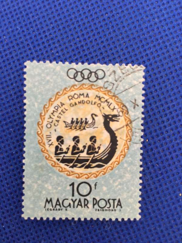 HUNGARY USED 3 OLYMPIC STAMPS