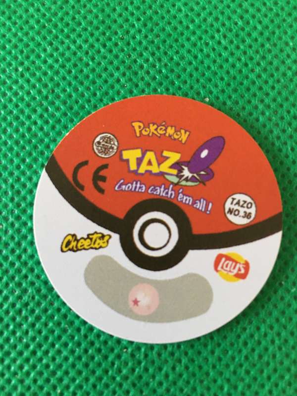 POKEMON TAZO RELEASED BY NINTENDO  AROUND THE 2000'S - CHEETOS / LAYS -NO. 36 - CLEFABLE