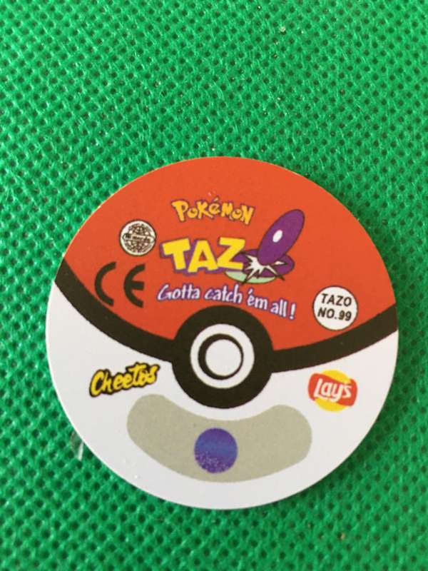 POKEMON TAZO RELEASED BY NINTENDO  AROUND THE 2000'S - CHEETOS / LAYS -NO. 99 - KINGLER
