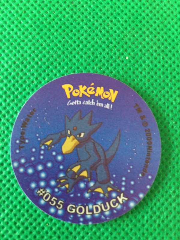 POKEMON TAZO RELEASED BY NINTENDO  AROUND THE 2000'S - CHEETOS / LAYS -NO. 55 - GOLDUCK