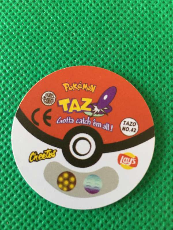 POKEMON TAZO RELEASED BY NINTENDO  AROUND THE 2000'S - CHEETOS / LAYS -NO. 42 - GOLBAT