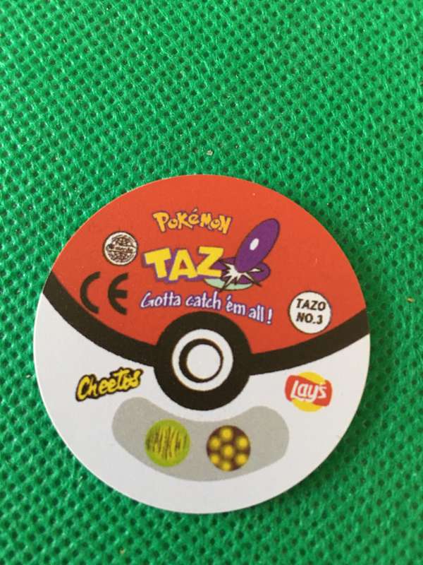 POKEMON TAZO RELEASED BY NINTENDO  AROUND THE 2000'S - CHEETOS / LAYS -NO. 3 - VENUSAUR
