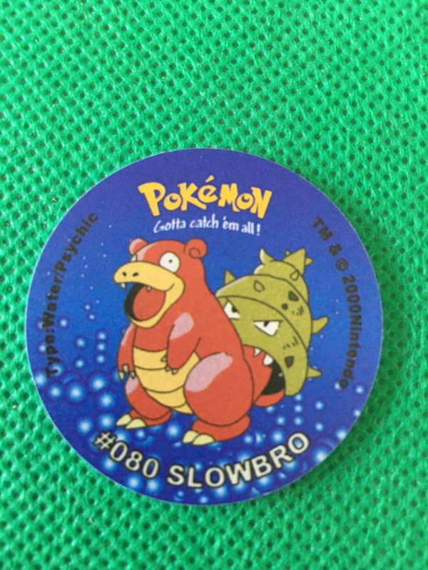 POKEMON TAZO RELEASED BY NINTENDO  AROUND THE 2000'S - CHEETOS / LAYS -NO. 80 - SLOWBRO