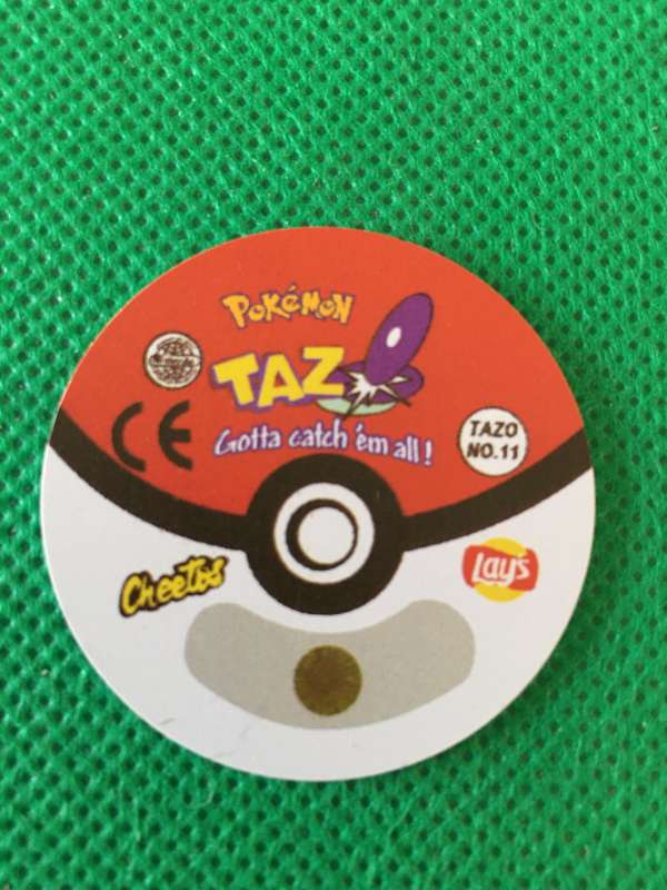 POKEMON TAZO RELEASED BY NINTENDO  AROUND THE 2000'S - CHEETOS / LAYS -NO. 11 - METAPOD
