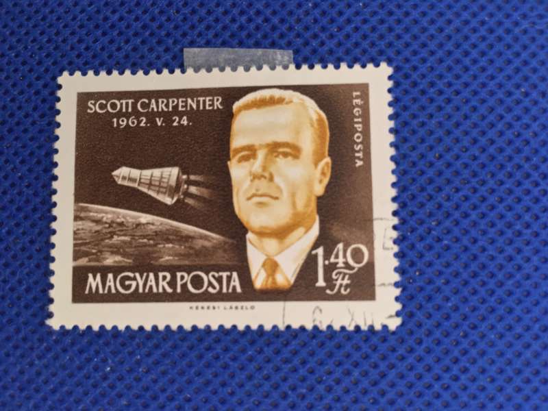 HUNGARY  STAMPS ASTRONAUTS - 4 USED STAMPS