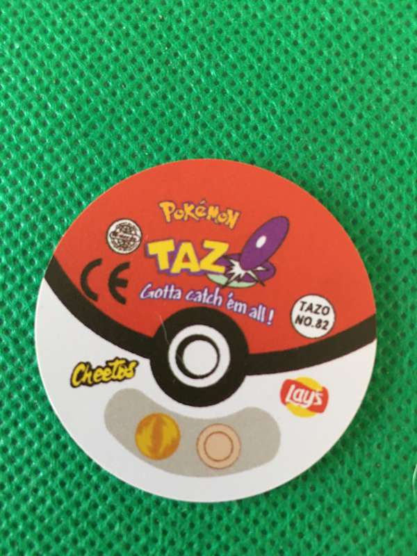 POKEMON TAZO RELEASED BY NINTENDO  AROUND THE 2000'S - CHEETOS / LAYS -NO. 82 - MAGNETON