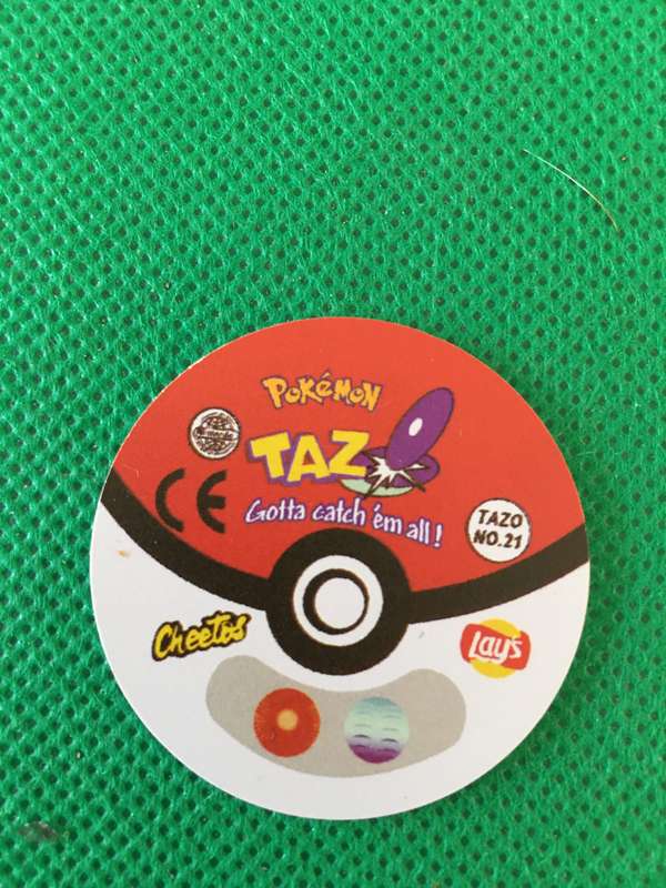 POKEMON TAZO RELEASED BY NINTENDO  AROUND THE 2000'S - CHEETOS / LAYS -NO. 21 - SPEAROW
