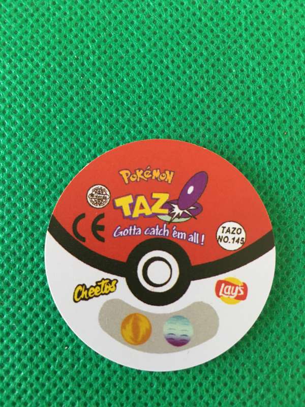 POKEMON TAZO RELEASED BY NINTENDO  AROUND THE 2000'S - CHEETOS / LAYS -NO. 145 - ZAPDOS