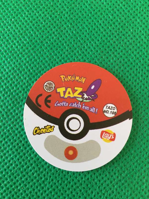 POKEMON TAZO RELEASED BY NINTENDO  AROUND THE 2000'S - CHEETOS / LAYS -NO. 108 - LICKITUNG