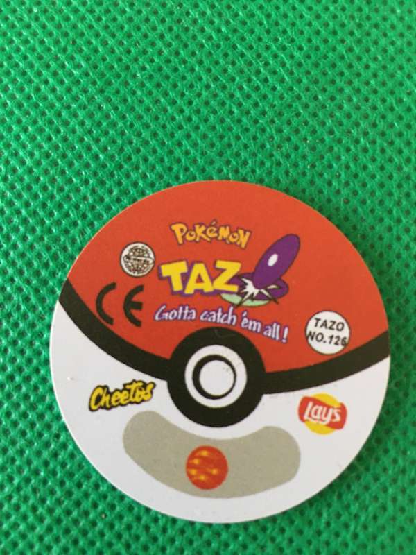 POKEMON TAZO RELEASED BY NINTENDO  AROUND THE 2000'S - CHEETOS / LAYS -NO. 126 - MAGMAR