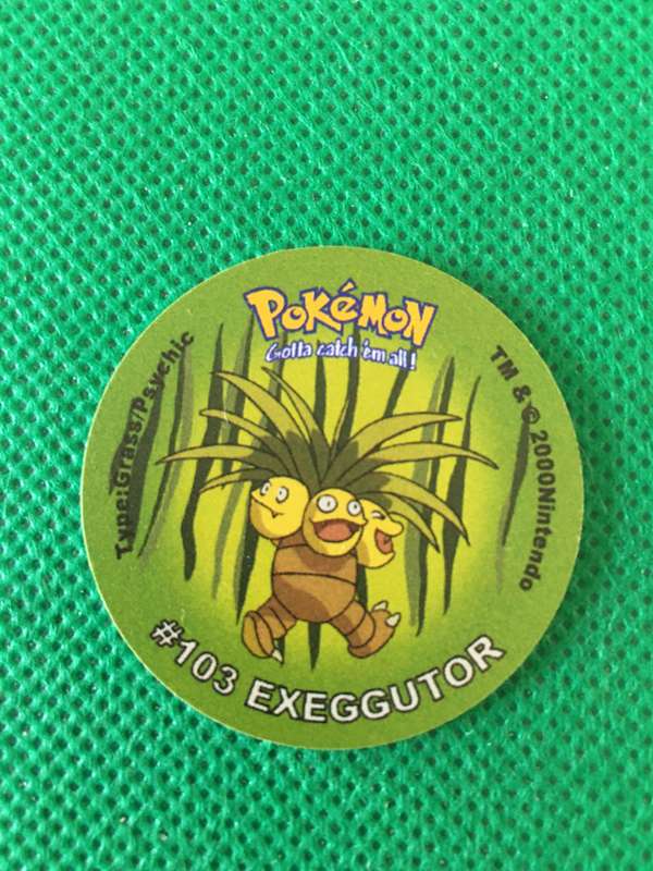 POKEMON TAZO RELEASED BY NINTENDO  AROUND THE 2000'S - CHEETOS / LAYS -NO. 103 - EXEGGUTOR