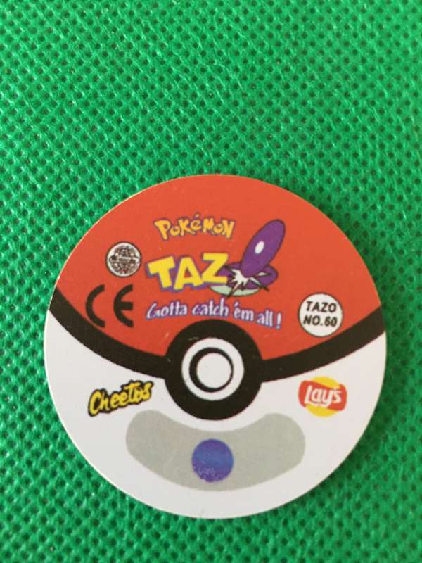 POKEMON TAZO RELEASED BY NINTENDO  AROUND THE 2000'S - CHEETOS / LAYS -NO. 60 - POLIWAG