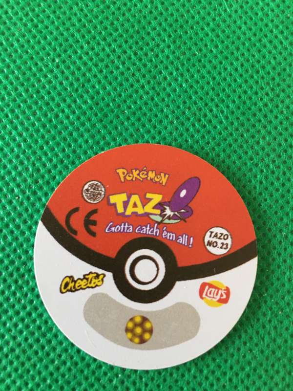 POKEMON TAZO RELEASED BY NINTENDO  AROUND THE 2000'S - CHEETOS / LAYS -NO. 23 - EKANS
