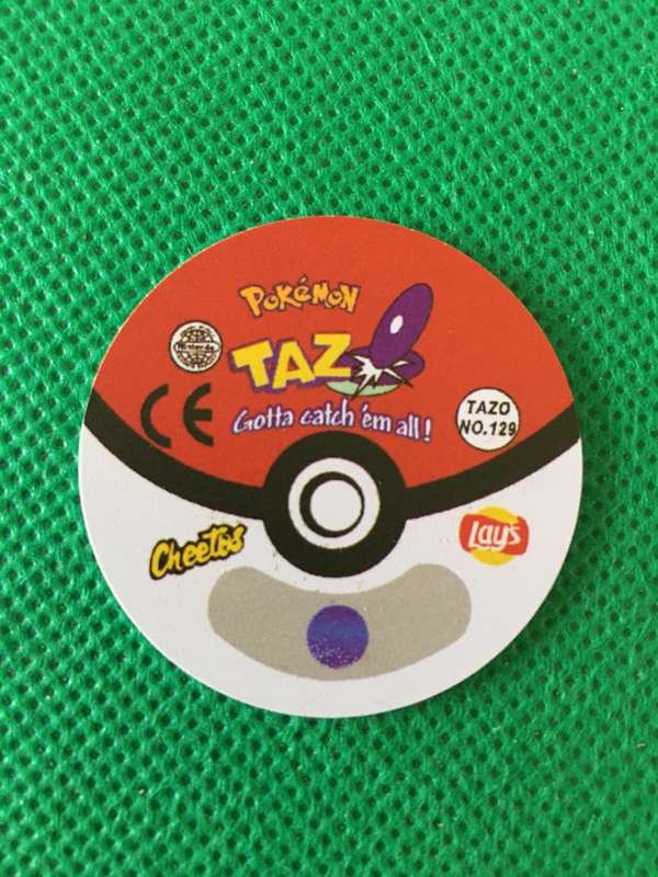 POKEMON TAZO RELEASED BY NINTENDO  AROUND THE 2000'S - CHEETOS / LAYS -NO. 129 - MAGIKARP