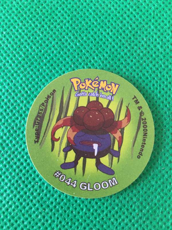 POKEMON TAZO RELEASED BY NINTENDO  AROUND THE 2000'S - CHEETOS / LAYS -NO.  44 - GLOOM
